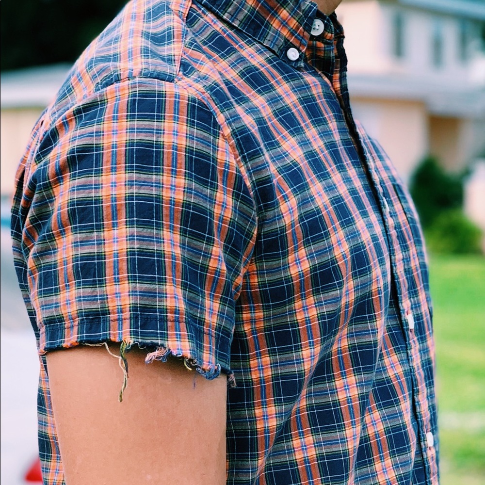 Custom fringed GAP shirt